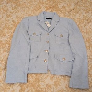 Ann Taylor Light Blue Women's Blazer NWT Size 14